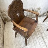 Pair of Savoyard armchairs