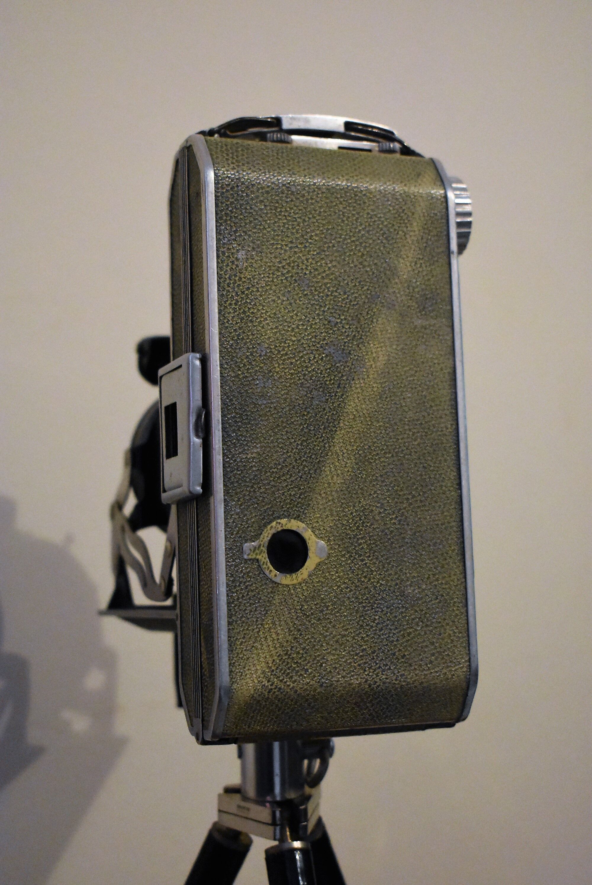 Camera bellows pontiac with his tripods