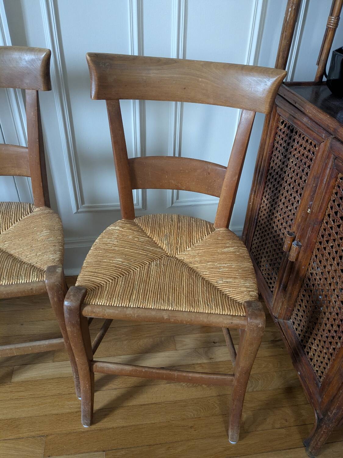 Set of 4 antique chairs