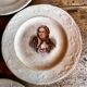 Set of 7 antique dessert plates St Amand and Hamage