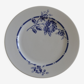 Blue flower plate