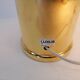Lampe scandinave Luxus en verre doré 1970