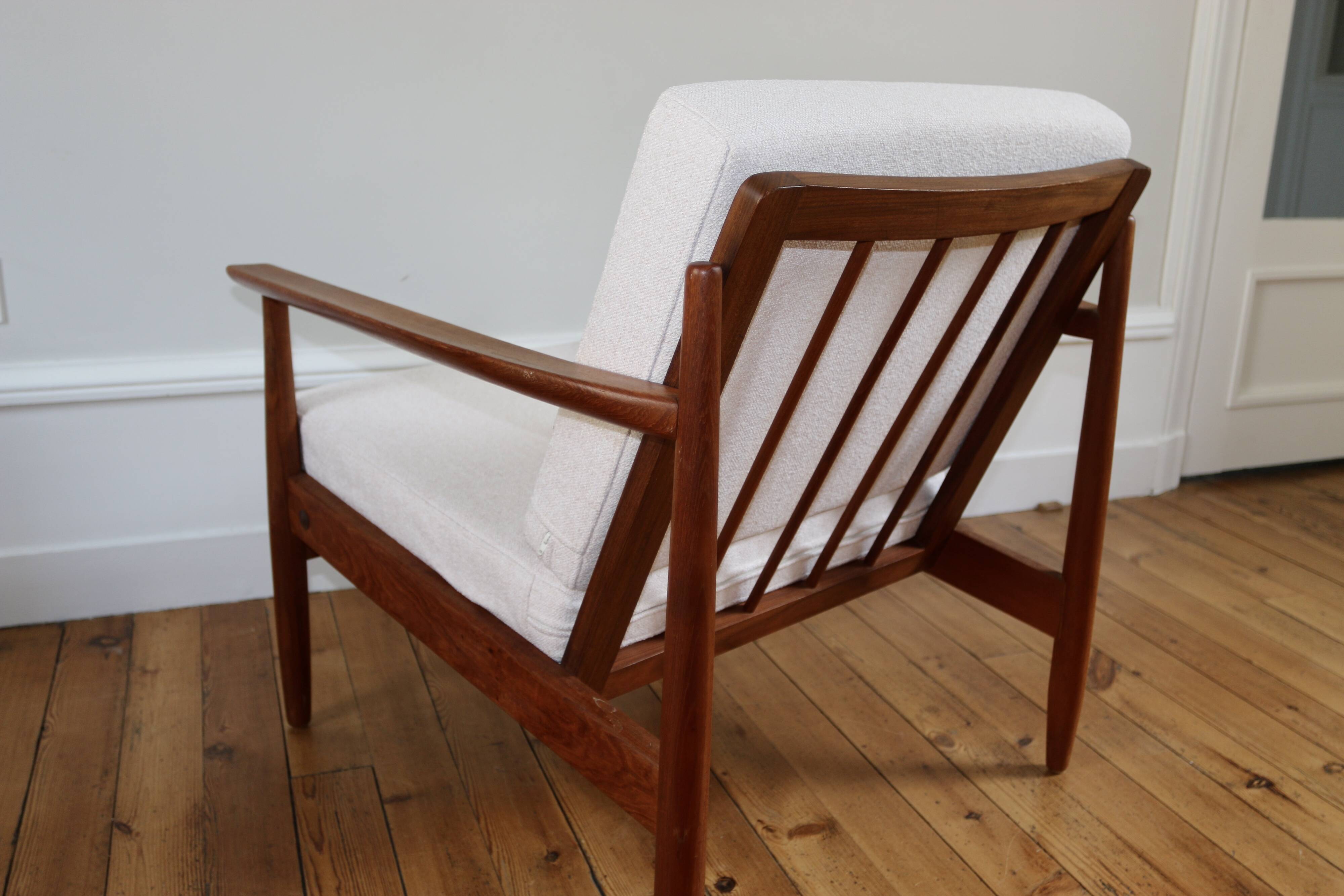 Vintage Scandinavian teak armchair, 1960