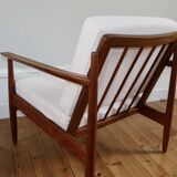 Vintage Scandinavian teak armchair, 1960
