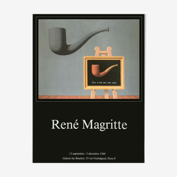 Affiche "Ceci n'est pas une pipe" René Magritte