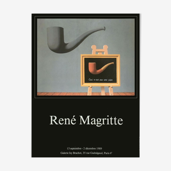 René Magritte - Poster 1989 - This is not a pipe