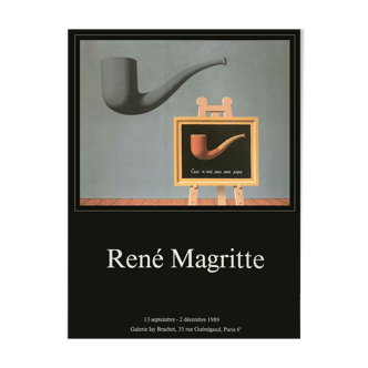Affiche "Ceci n'est pas une pipe" René Magritte