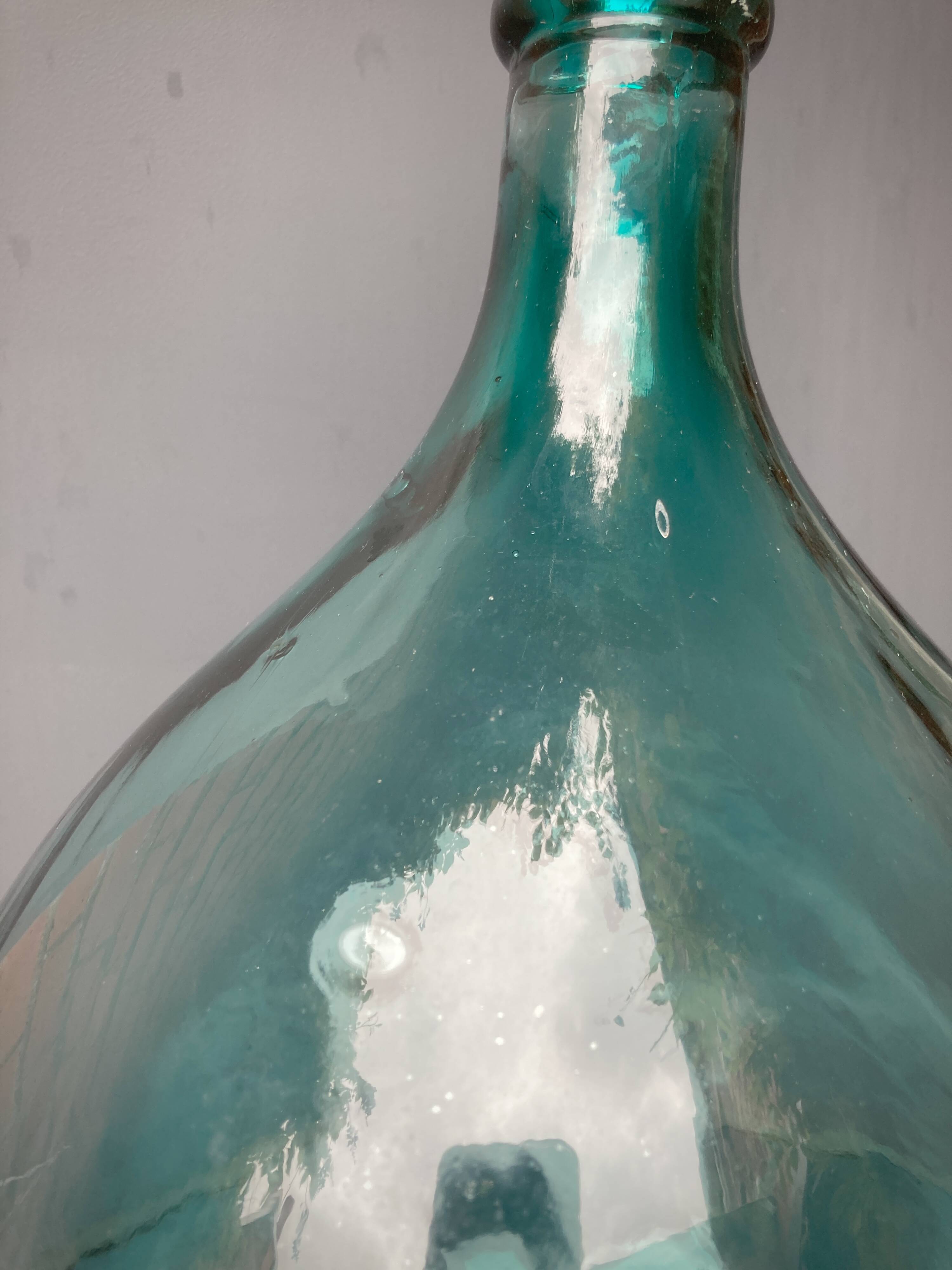 Dame jeanne turquoise