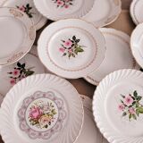 Lot de 18 assiettes plates