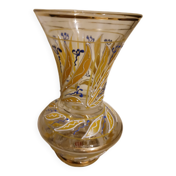 Vase des années 30, verrerie de Monaco .