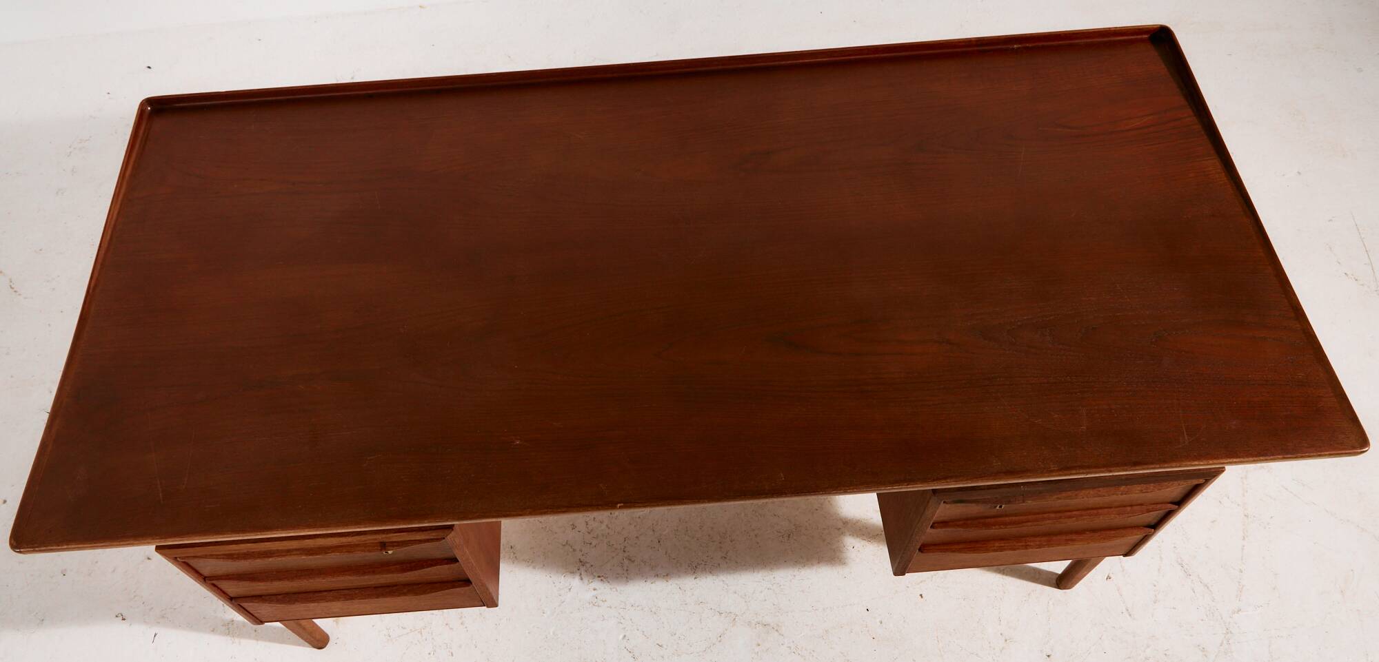 Teak desk by Peter Løvig Nielsen for Hedensted Møbelfabrik