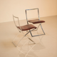 Pair of chairs "Luisa" by Marcello Cuneo for Mobel Italia 70's