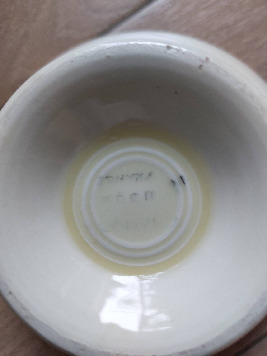 Old earthenware bowl