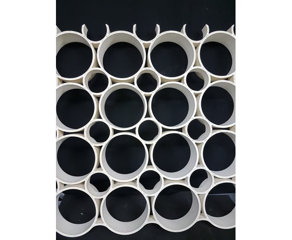 Space-age wall panel from the 1960s