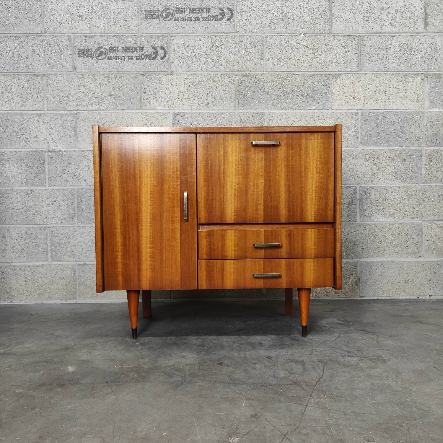 French Scandinavian style sideboard 1970