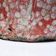 Glazed raku ceramic vase decorated with sakura, vintage 1980s-1990s.