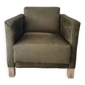 Velvet armchair