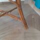 Vintage set of 2 garden woven rattan chairs - sky blue nets - 40