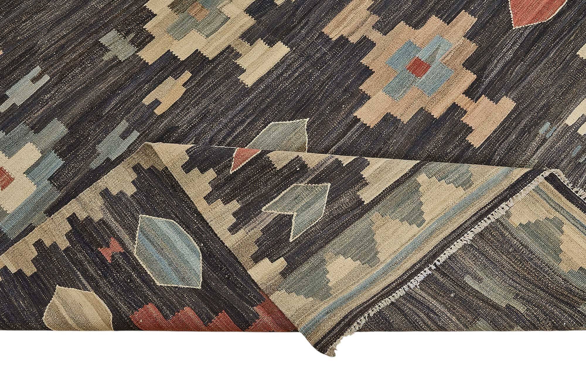 Contemporary Tribal Decorative Kilim 306 cm x 430 cm