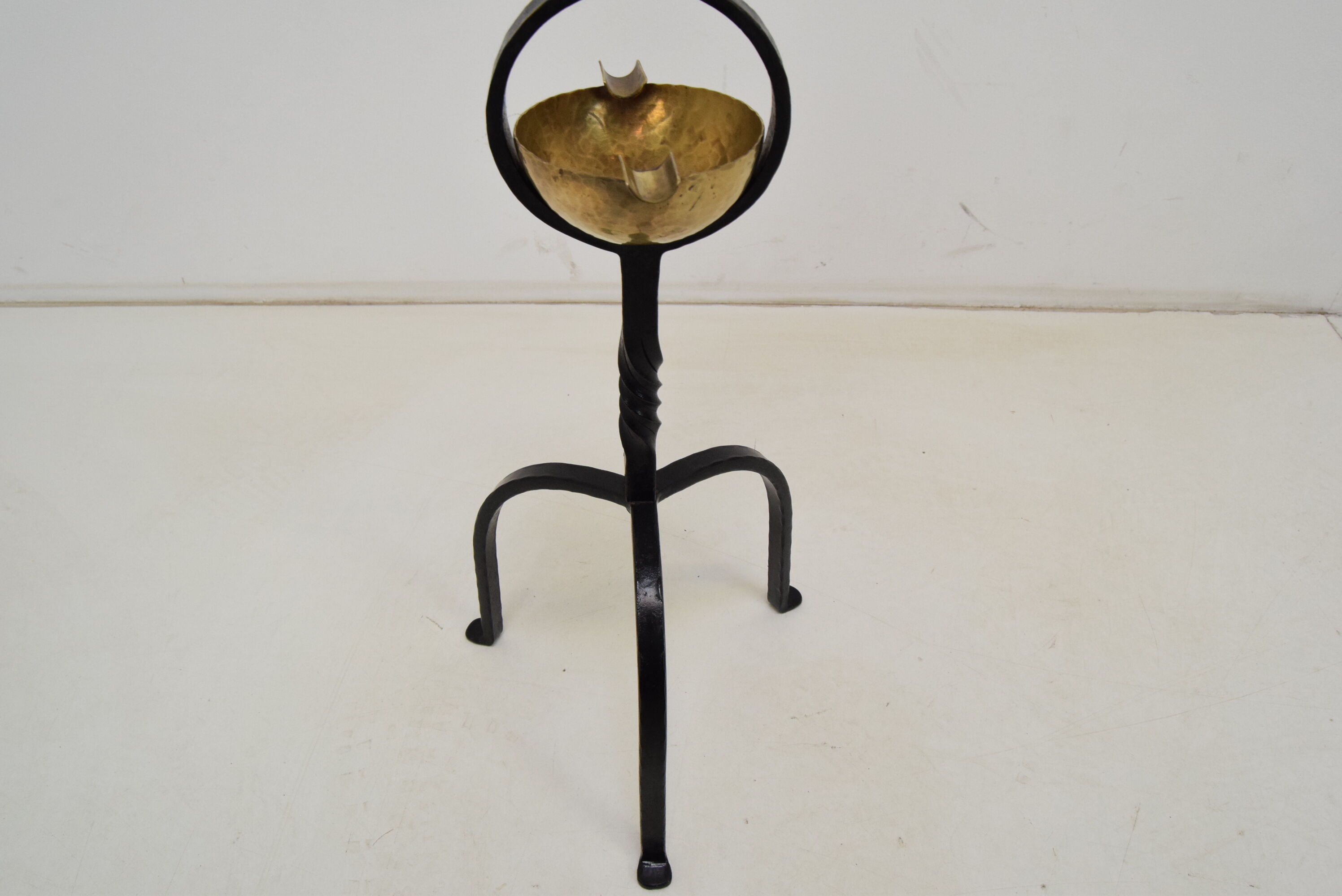 Mid-century candlestick and ashtray, 1960's