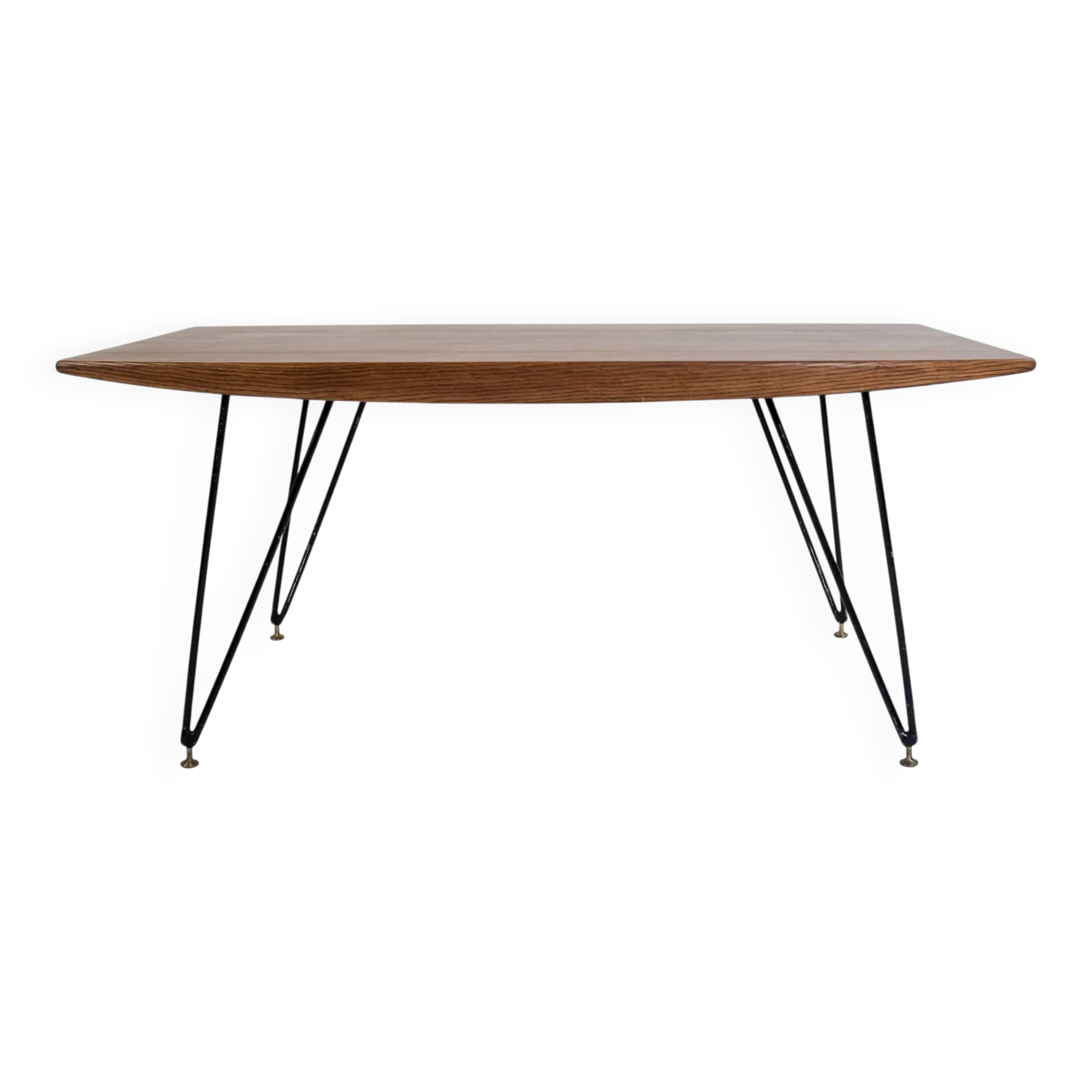 Vintage Danish rectangular coffee table in teak from the mid-century.