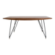 Vintage Danish rectangular coffee table in teak from the mid-century.