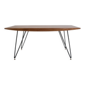 Vintage Danish rectangular coffee table in teak from the mid-century.