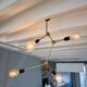 Chic designer brass pendant light – contemporary style