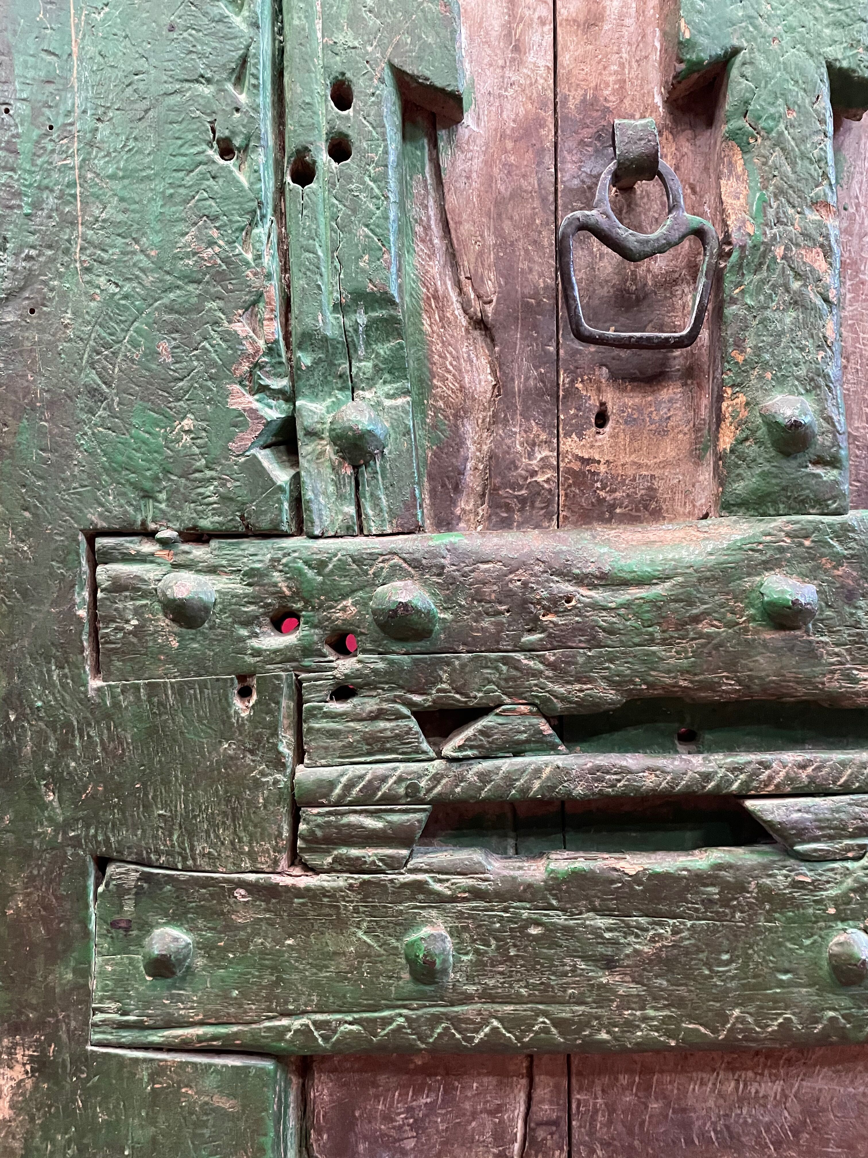 Ancient Berber Gate of the High Atlas 19th Century