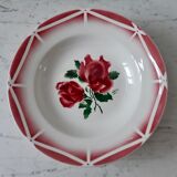 Lot de 6 assiettes creuses Digoin Sarreguemines modèle Cibon