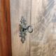 Walnut 4-door lion head sideboard