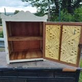 Old glass cabinet pharmacy cabinet