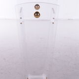 Porte-parapluies en plexiglas Charles Hollis Jones avec accents en laiton, 1970