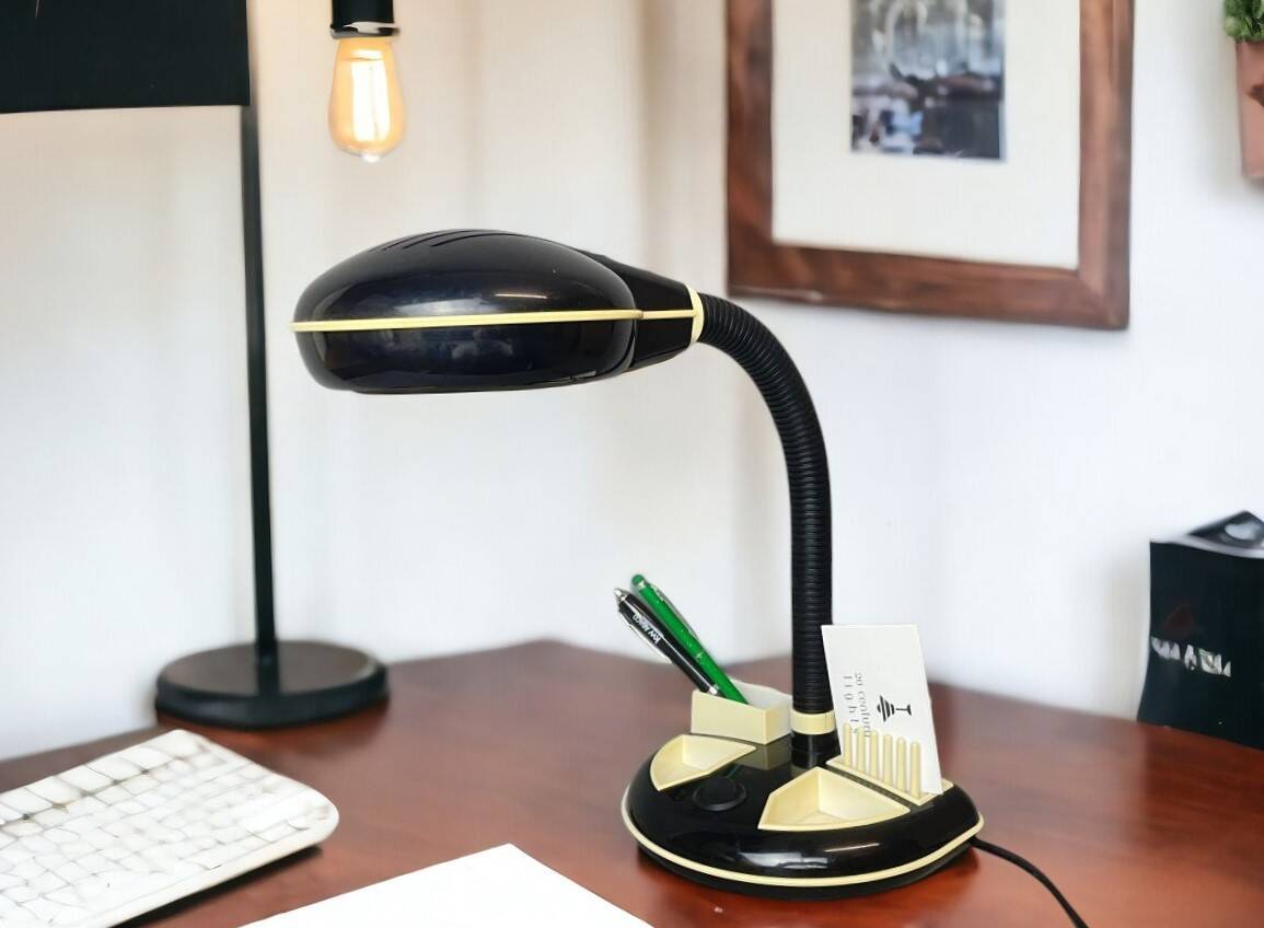 Japanese Designer goose neck desk lamp by Kyoji Tanaka
