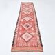 Modern Mid Century Turkish Vintage Runner Rug, 83x337 Cm