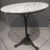 Bistrot's white marble table 1900s