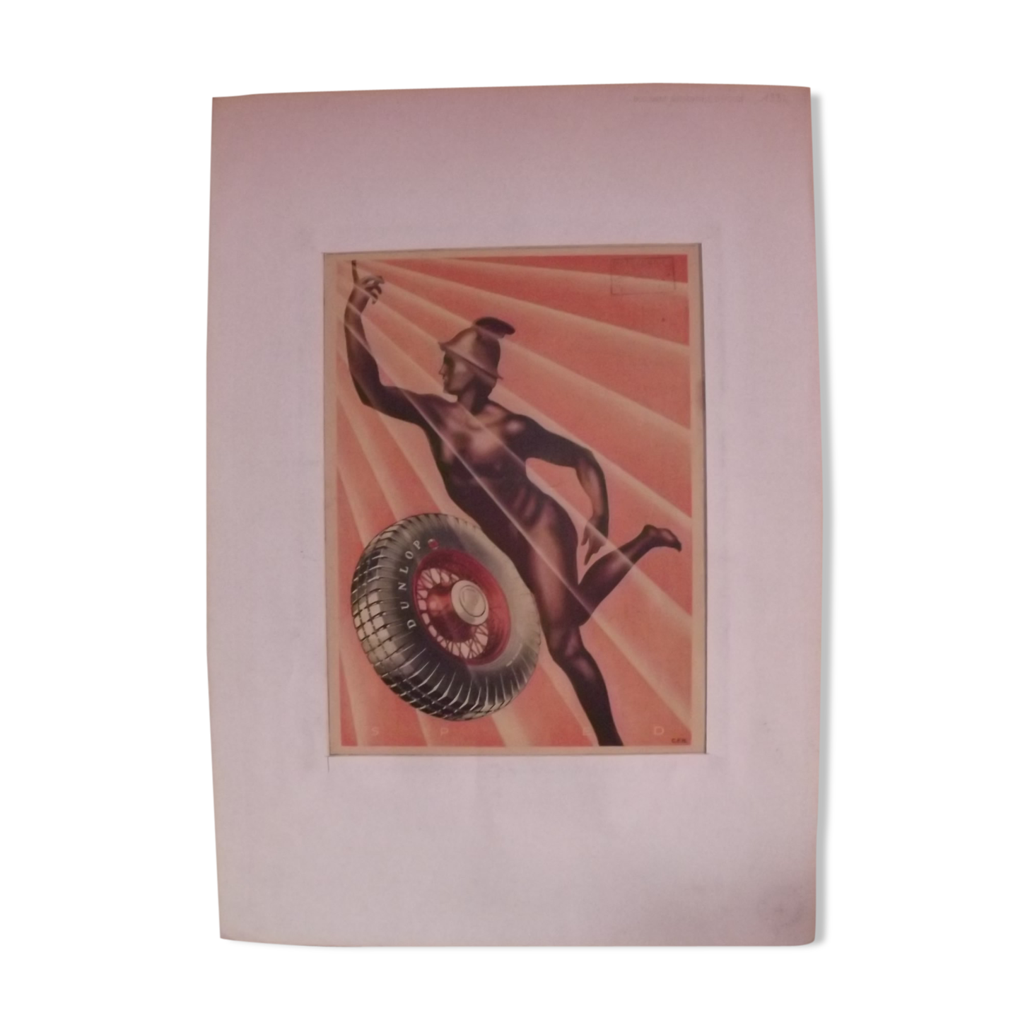 Affiche Pub Dunlop 1934