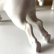 5 White Porcelain Glazed Horses of Happiness Figurines Statuettes