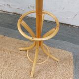 parrot coat rack, light wood