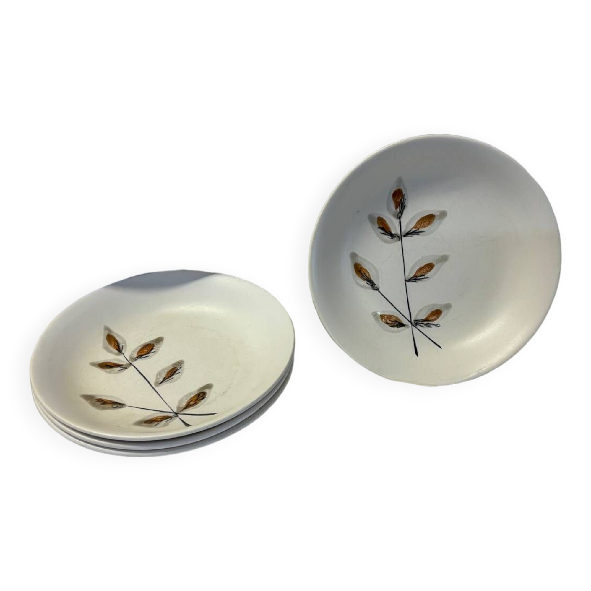 Set of 4 Niderviller plates