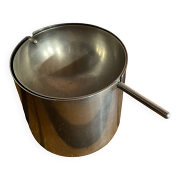 Minimalist rotating ashtray in 18/8 stainless steel design Jacobsen Stelton Denmark 19