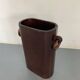 Mid-Century Modernist Italian Walnut Wooden Umbrella Stand, 1950s