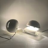 Pair of 'Bugia' Lamps by Giuseppe Cormio iGuzzini - Adjustable Space Age Italian Lights 1970s