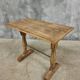 Antique French bistro table | 1920-1940 | Oak wood