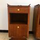2 vintage oak bedside tables 50s