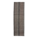 2x7 Short Brown Vintage Kilim Runner Rug, Kitchen Runner Rug, 72x230Cm