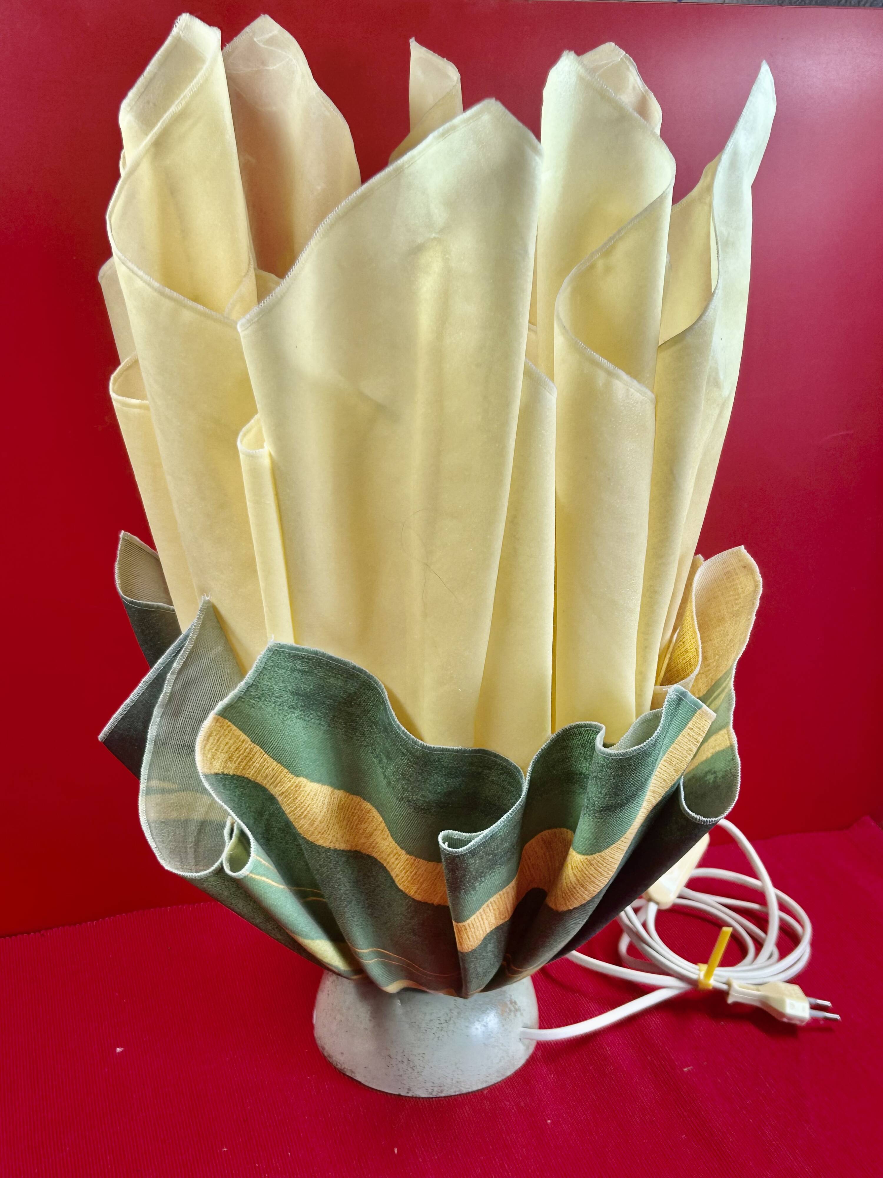 Jannalights 70’s draped bicolour lamp 50 cm