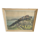 Old lithograph - Landscape Riviera Mediterranean Eze - A. Marc