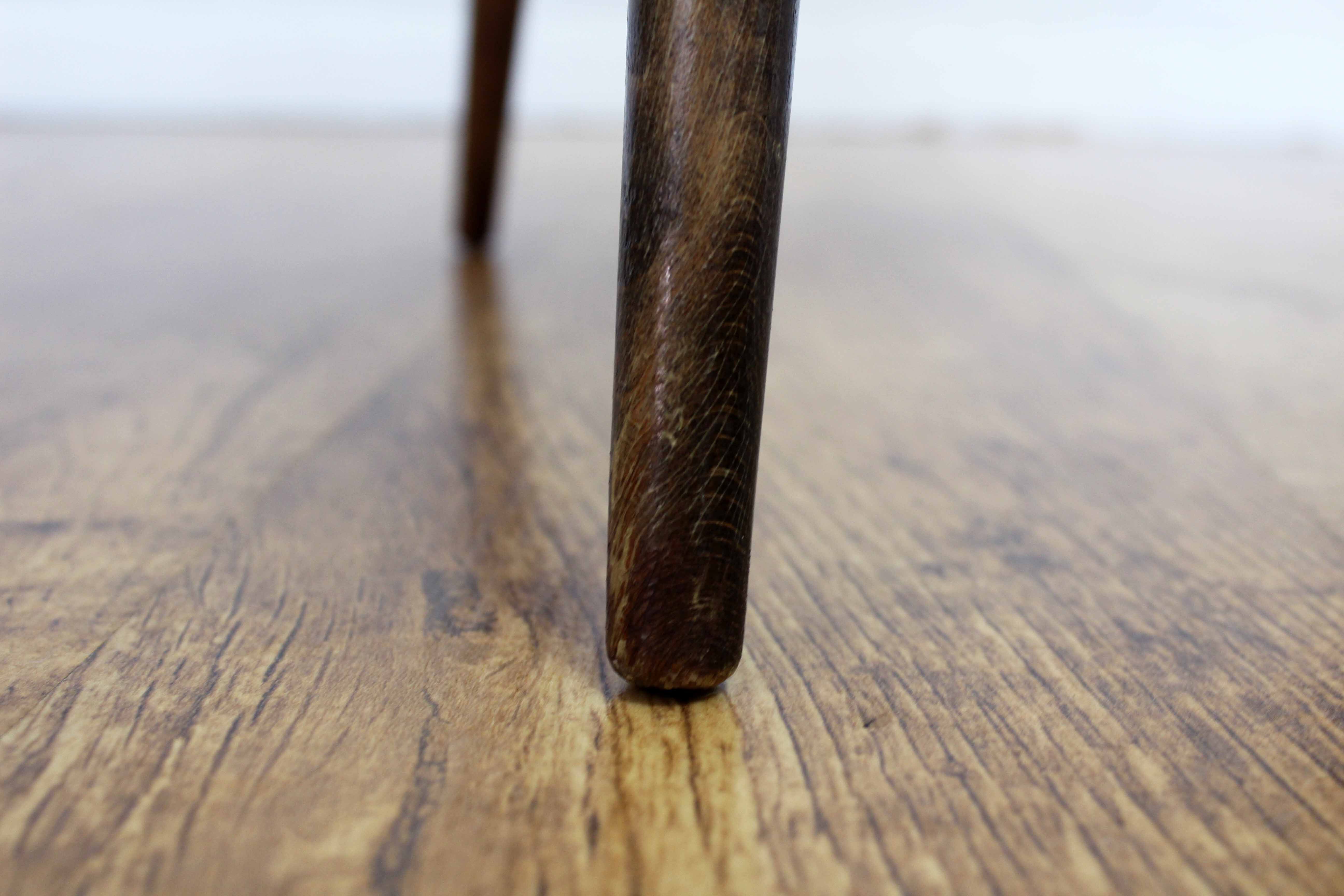 Vintage tripod pedestal table