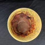 Art déco, vase en verre marmoréen muller frères vers 1930